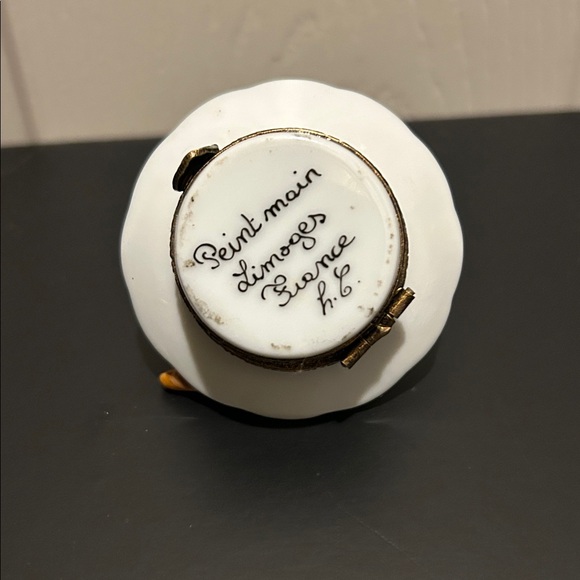 Limoges Starbucks Teal and White Mini Espresso very rare - Picture 3 of 4